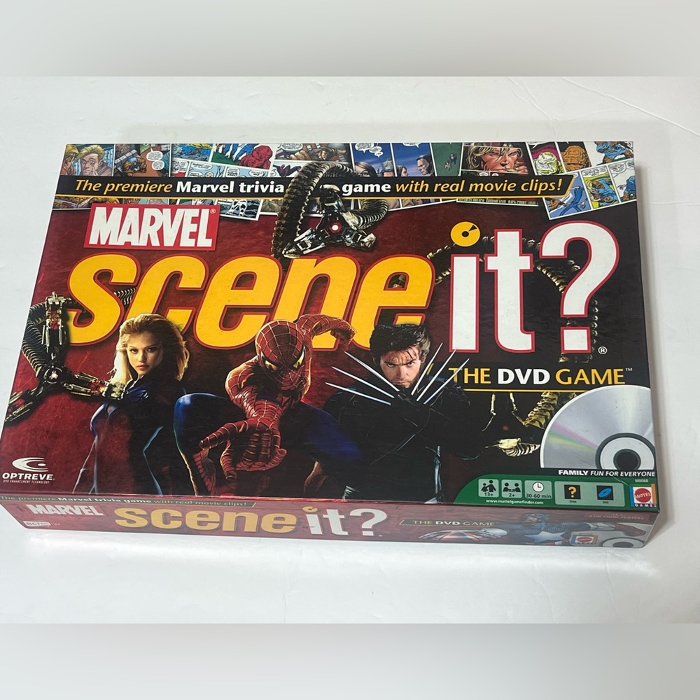 Marvel Scene-It DVD Board Game Scene It 2007 Toys R Us Exclusive see description